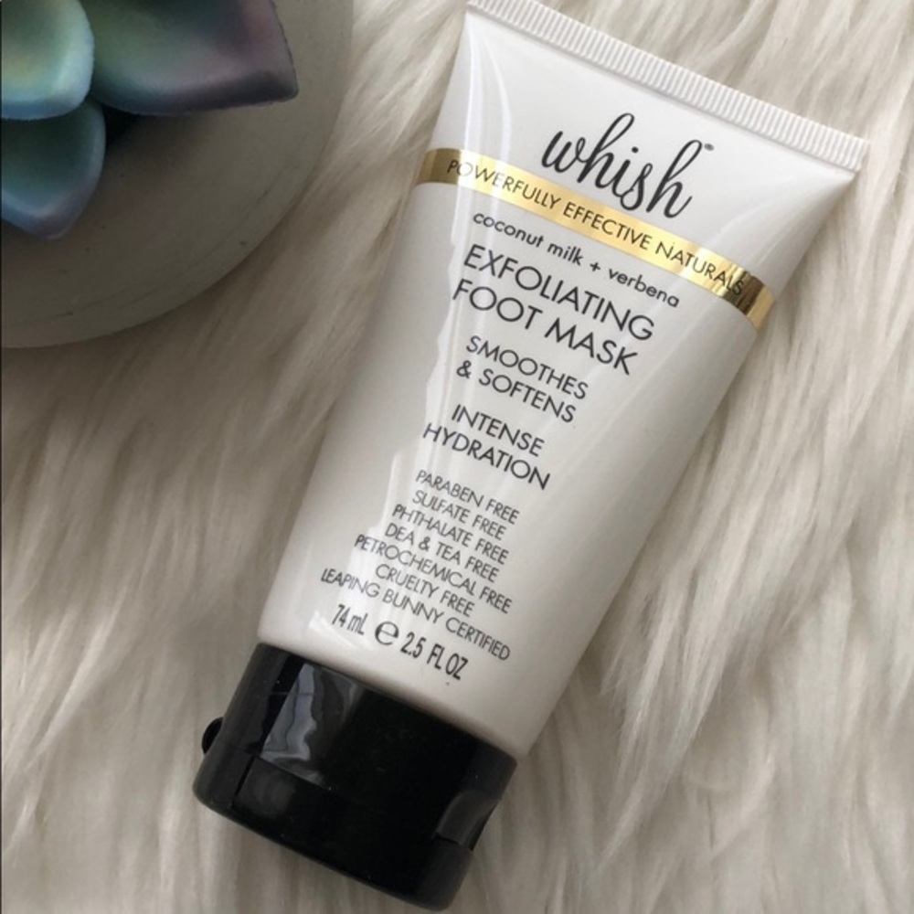 Whish exfoliating foot mask